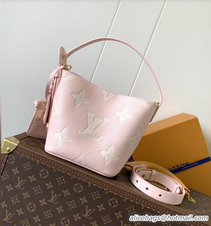 New Fashion Louis Vuitton Monogram Empreinte Leather All In BB Bag M13045 Pink