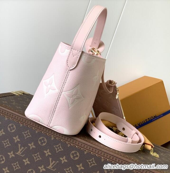 New Fashion Louis Vuitton Monogram Empreinte Leather All In BB Bag M13045 Pink