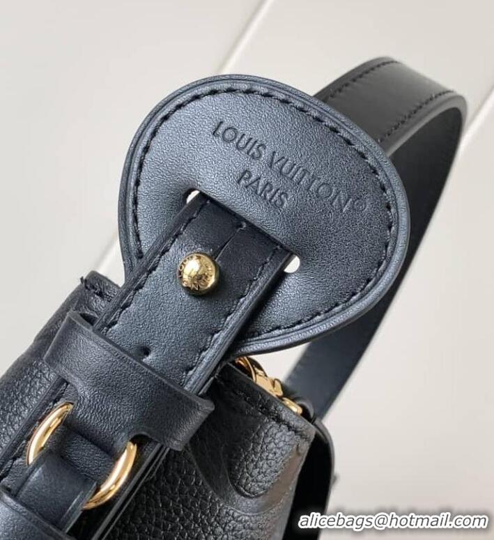 Best Price Louis Vuitton Monogram Empreinte Leather All In BB Bag M13045 Black
