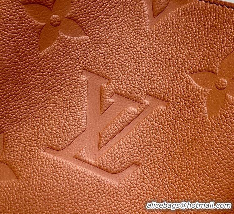 Grade Design Louis Vuitton Monogram Empreinte Leather All In BB Bag M13045 Brown