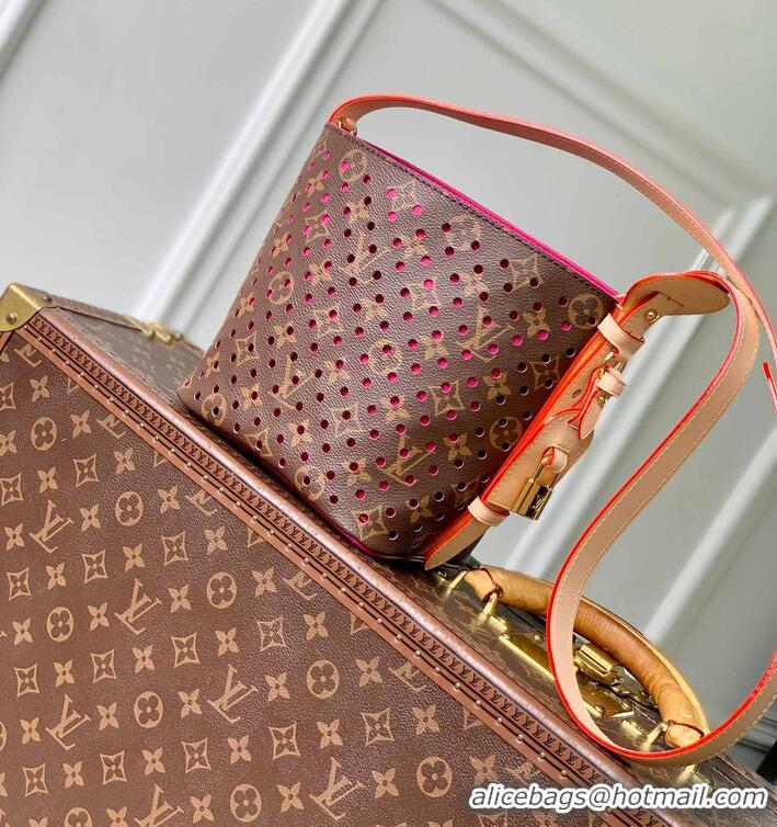Grade Quality Louis Vuitton Monogram Canvas Perforated All In BB Mini Bag M29075 Pink