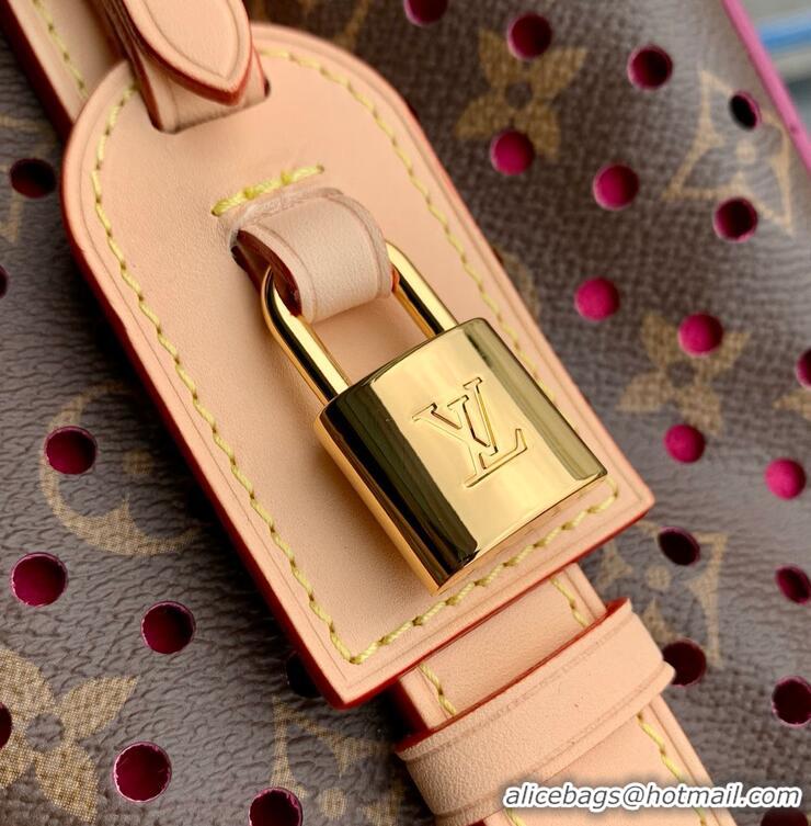 Grade Quality Louis Vuitton Monogram Canvas Perforated All In BB Mini Bag M29075 Pink
