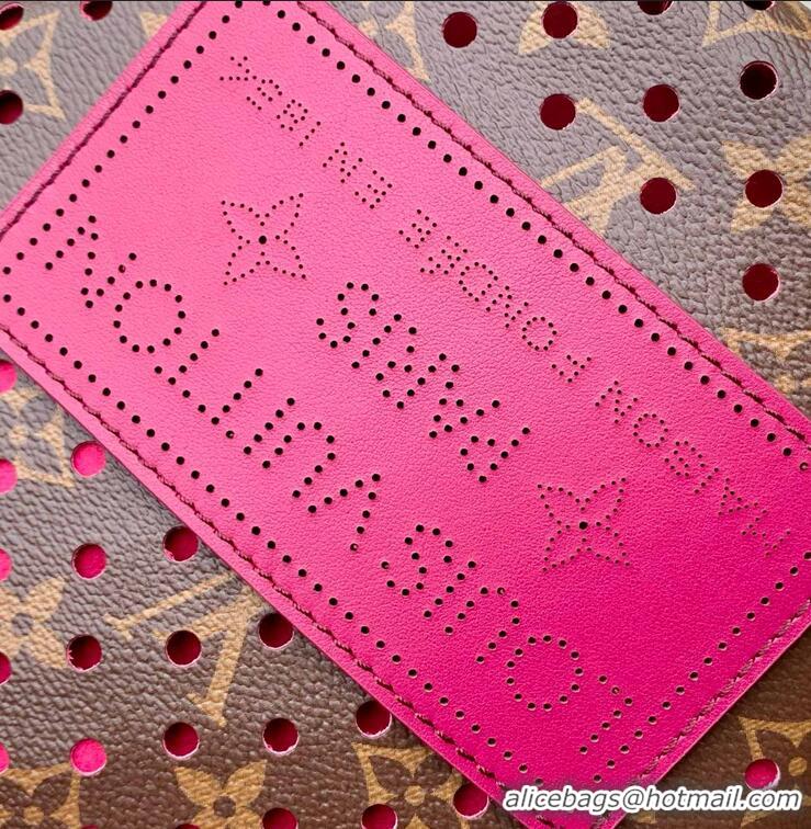 Grade Quality Louis Vuitton Monogram Canvas Perforated All In BB Mini Bag M29075 Pink