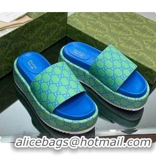 Durable Gucci Spring-Summer 2026 Green/Blue 5.5cm 60701412