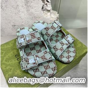 Discount Gucci Slide Mint Sandal With Straps 60701501