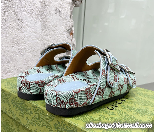 Discount Gucci Slide Mint Sandal With Straps 60701501
