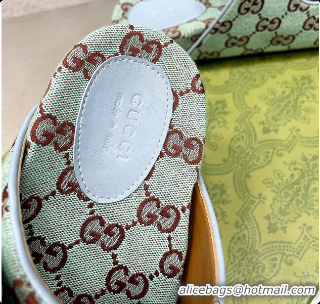 Discount Gucci Slide Mint Sandal With Straps 60701501