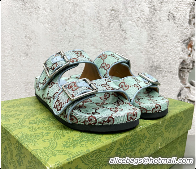 Discount Gucci Slide Mint Sandal With Straps 60701501