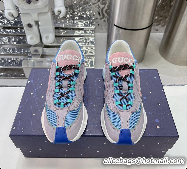Purchase Gucci Run Sneaker Blue Men/ Women 60701507