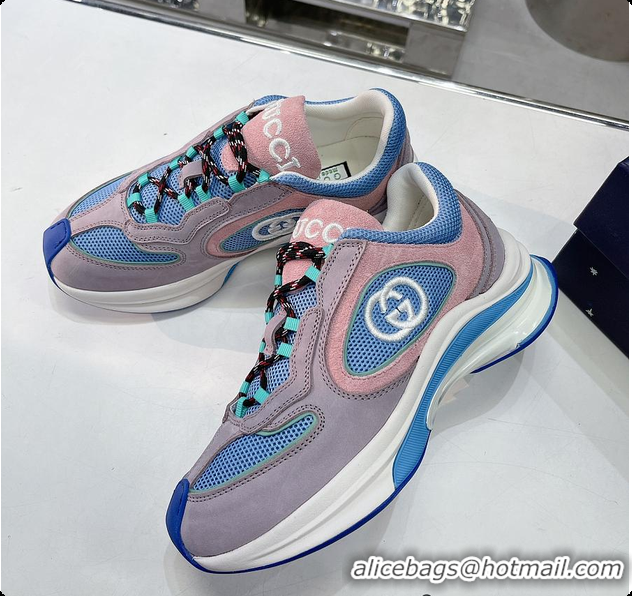 Purchase Gucci Run Sneaker Blue Men/ Women 60701507