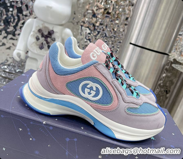 Purchase Gucci Run Sneaker Blue Men/ Women 60701507