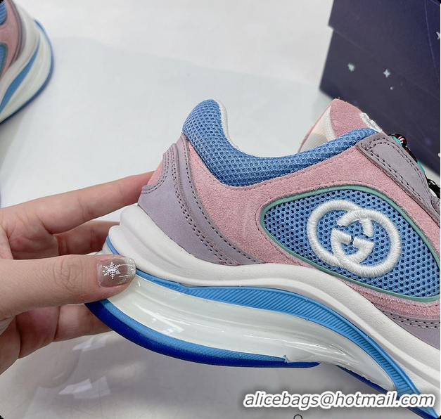 Purchase Gucci Run Sneaker Blue Men/ Women 60701507