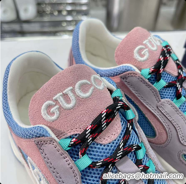 Purchase Gucci Run Sneaker Blue Men/ Women 60701507