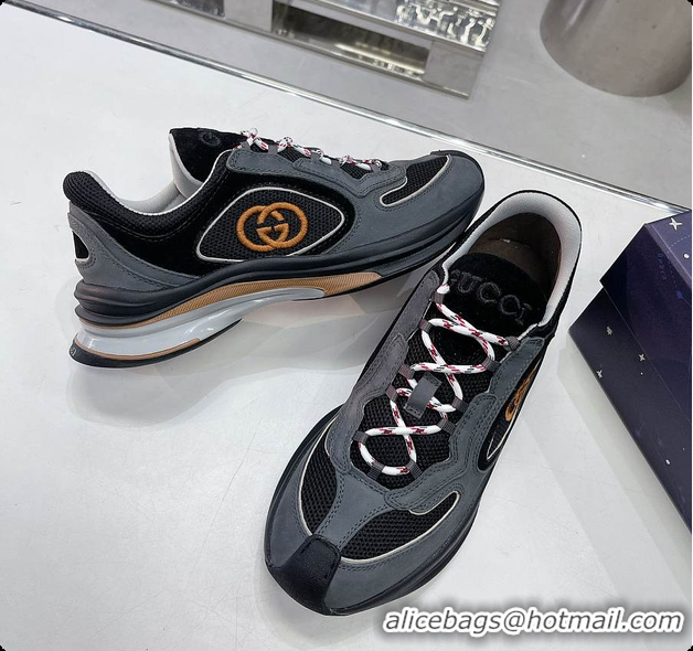Grade Quality Gucci Run Sneaker Black Men/ Women 60701507