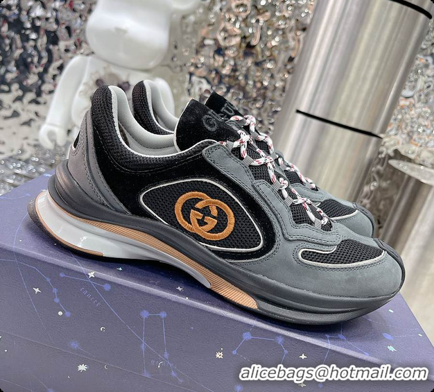 Grade Quality Gucci Run Sneaker Black Men/ Women 60701507