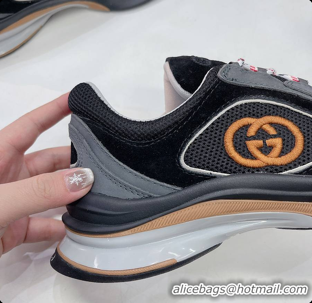 Grade Quality Gucci Run Sneaker Black Men/ Women 60701507