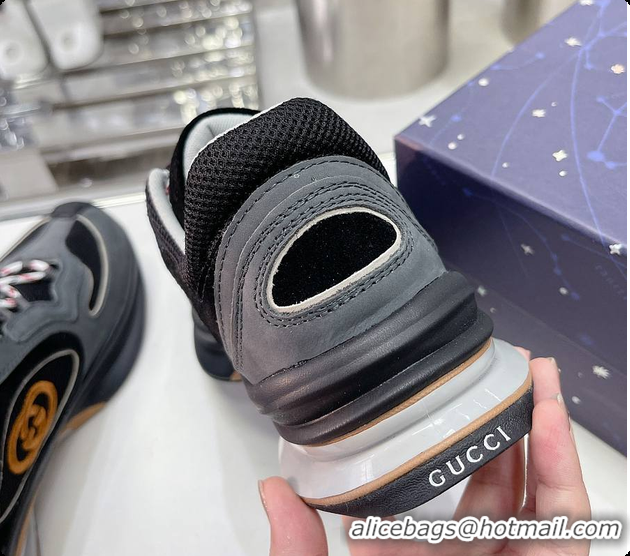 Grade Quality Gucci Run Sneaker Black Men/ Women 60701507