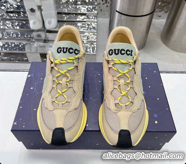 Top Grade Gucci Run Sneaker Yellow Men/ Women 60701507
