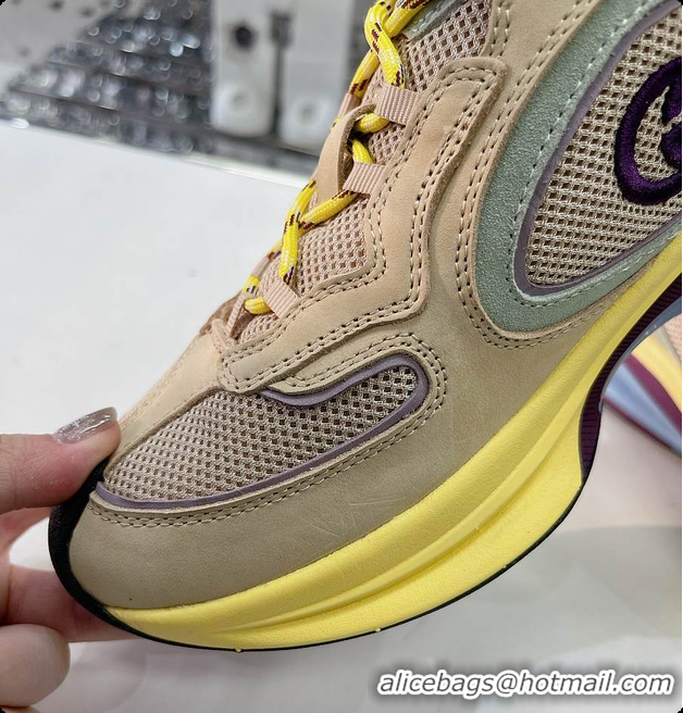 Top Grade Gucci Run Sneaker Yellow Men/ Women 60701507