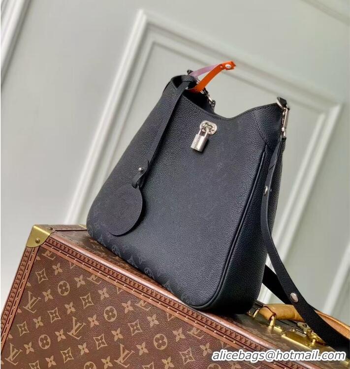 Best Price Louis Vuitton Mahina Leather All Around Bag M14617 Black 2026