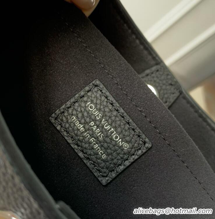 Best Price Louis Vuitton Mahina Leather All Around Bag M14617 Black 2026