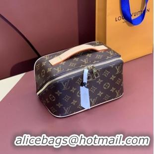 Well Crafted Louis Vuitton Monogram Canvas 2 Compartments Toiletry Bag M11508