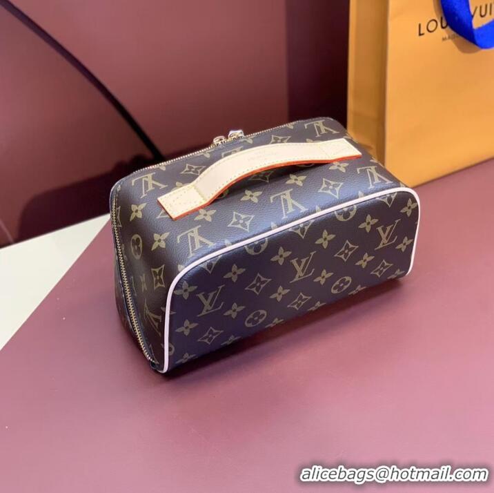Well Crafted Louis Vuitton Monogram Canvas 2 Compartments Toiletry Bag M11508