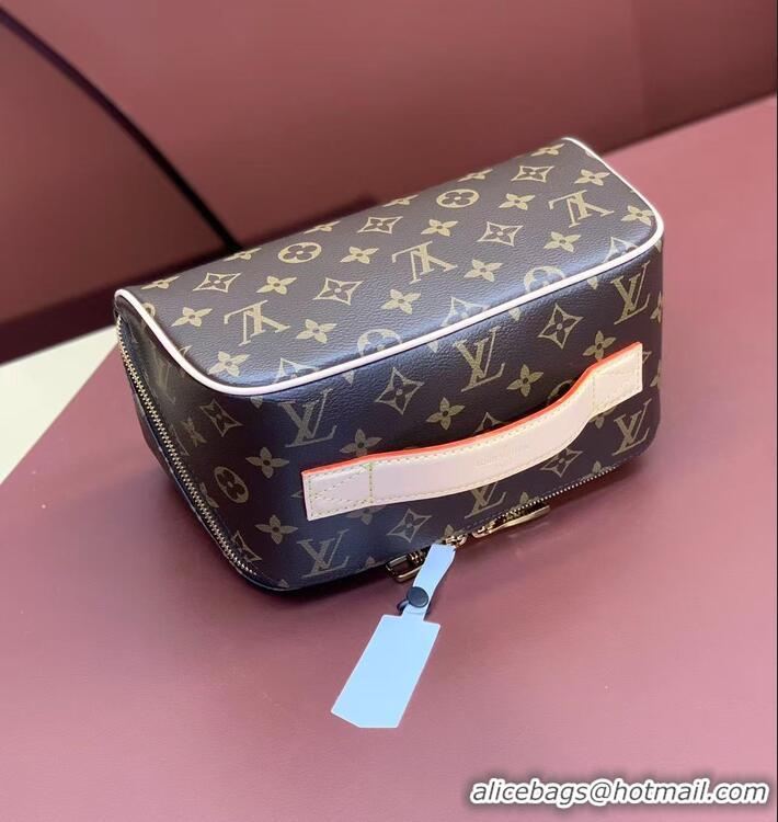 Well Crafted Louis Vuitton Monogram Canvas 2 Compartments Toiletry Bag M11508