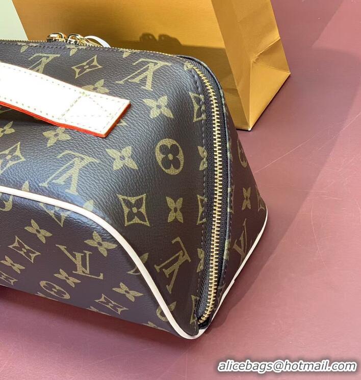 Well Crafted Louis Vuitton Monogram Canvas 2 Compartments Toiletry Bag M11508