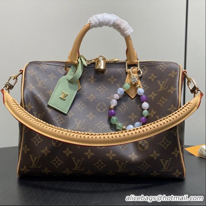 Most Popular Louis Vuitton Monogram Canvas Speedy Soft 30 Lucky Pillow bag M15107