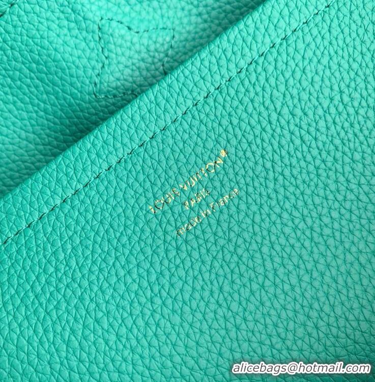 Classic Specials Louis Vuitton Cowhide Leather Capucines Taurillon Bag M26259 Turquoise