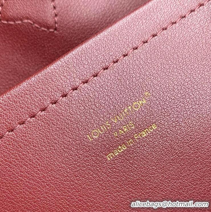 Good Product Louis Vuitton Cowhide Leather Capucines Taurillon Bag M26259 Burgundy