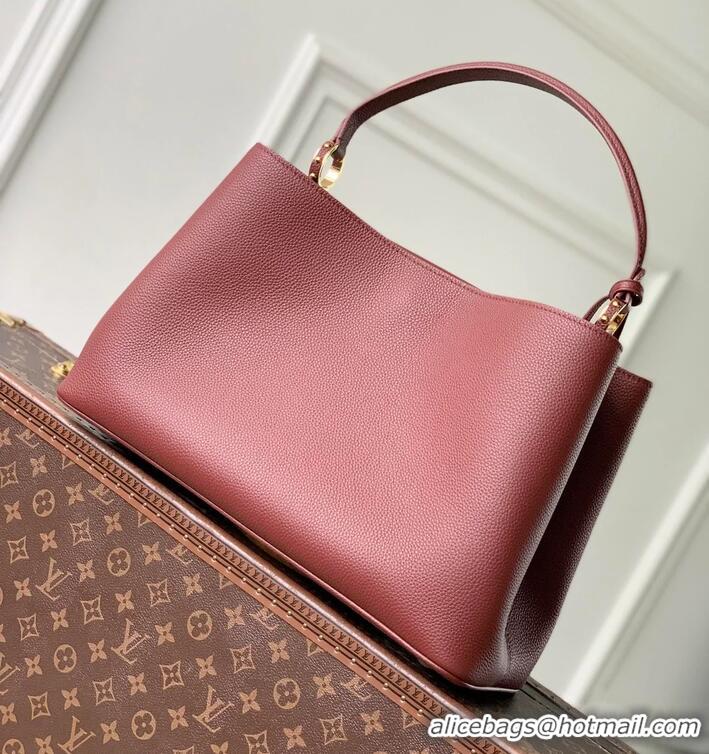 Good Product Louis Vuitton Cowhide Leather Capucines Taurillon Bag M26259 Burgundy