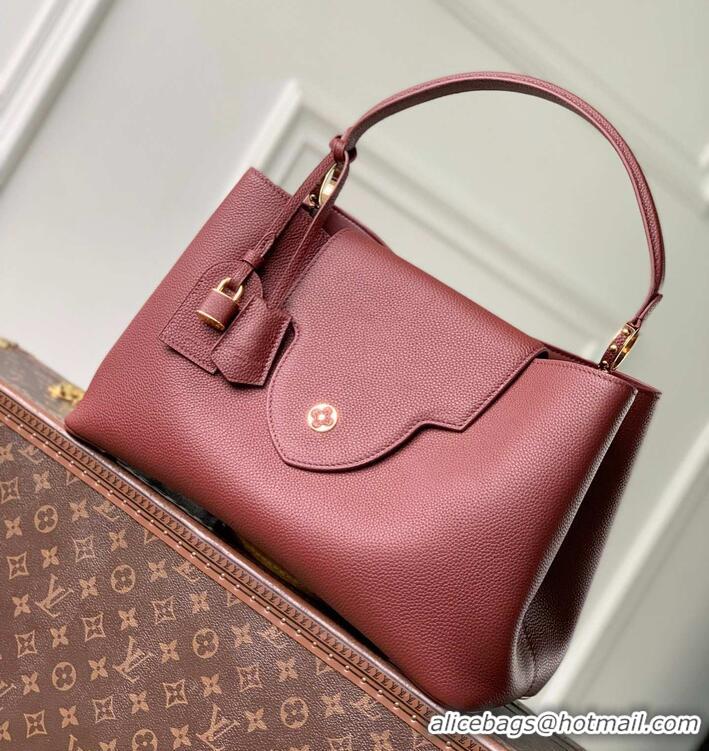 Good Product Louis Vuitton Cowhide Leather Capucines Taurillon Bag M26259 Burgundy