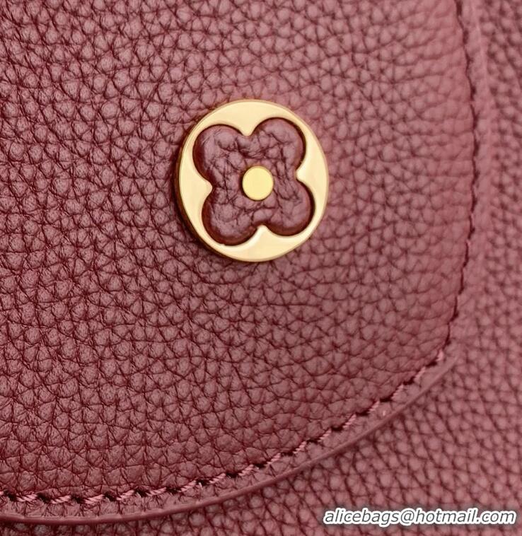 Good Product Louis Vuitton Cowhide Leather Capucines Taurillon Bag M26259 Burgundy