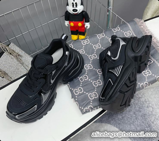 Best Product Gucci CC Chunky Sneaker Black 60701602