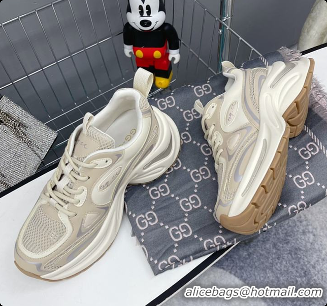 Big Discount Gucci CC Chunky Sneaker Beige 60701602