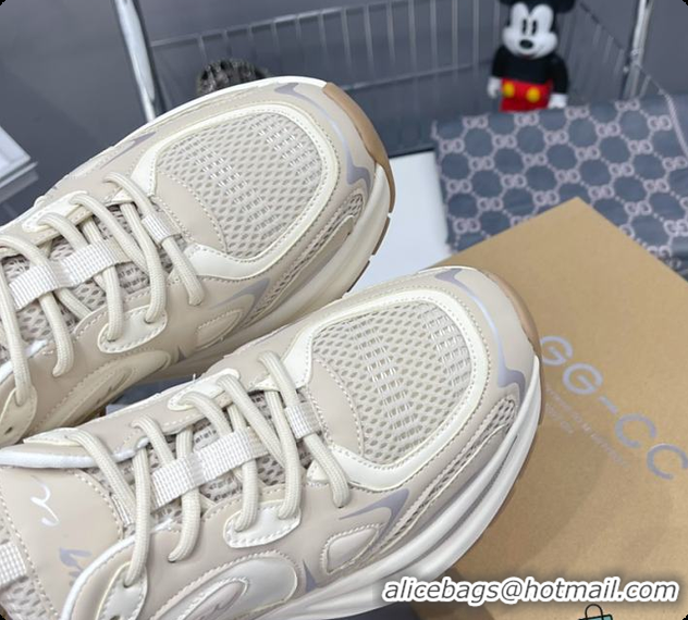 Big Discount Gucci CC Chunky Sneaker Beige 60701602