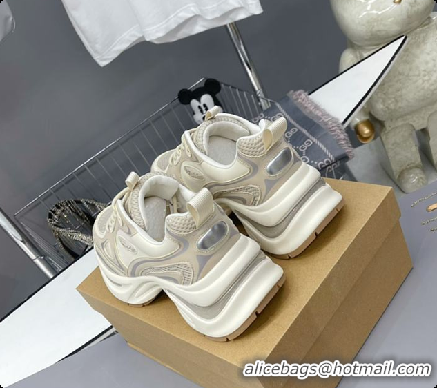 Big Discount Gucci CC Chunky Sneaker Beige 60701602