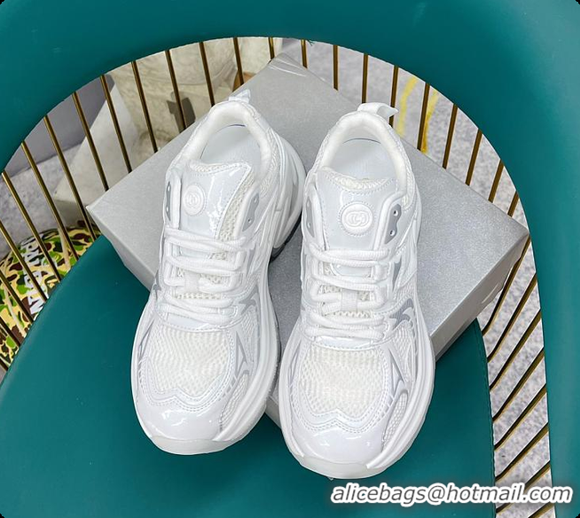 Best Price Gucci CC Chunky Sneaker White 60701602