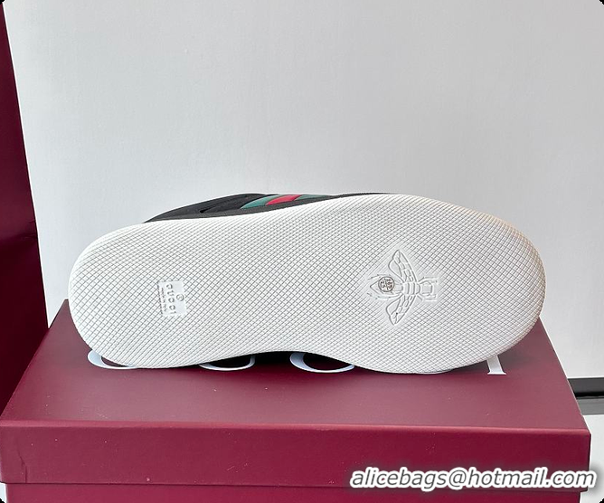 Good Quality Gucci Men's GG Screener sneaker with Web Black 60701607