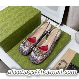 Classic Hot Gucci Lovelight Crystal Pumps - Multicolour 60701609