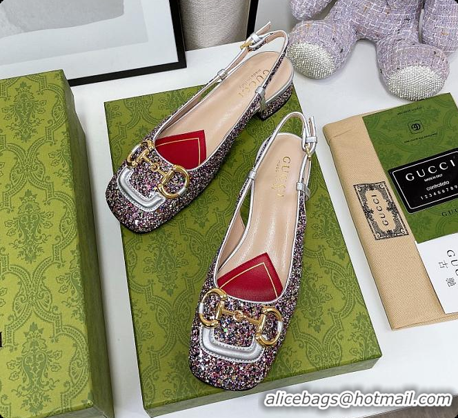 Classic Hot Gucci Lovelight Crystal Pumps - Multicolour 60701609