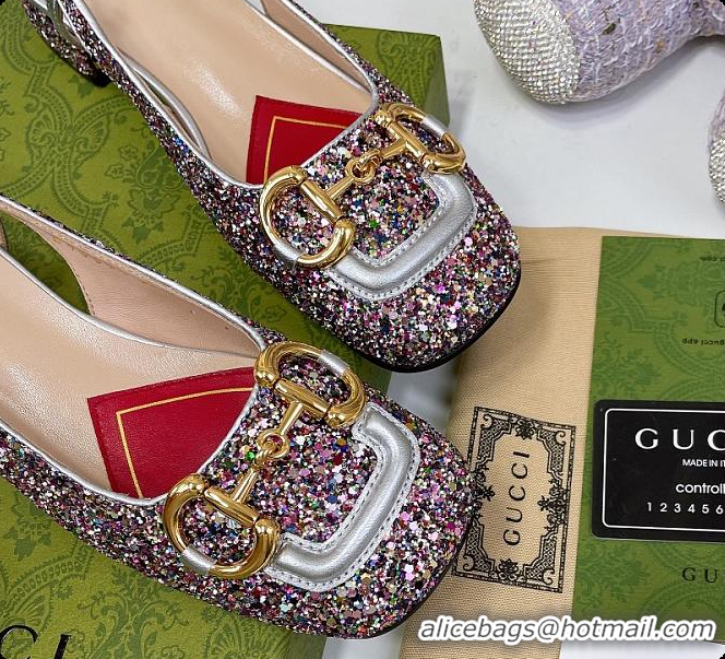 Classic Hot Gucci Lovelight Crystal Pumps - Multicolour 60701609