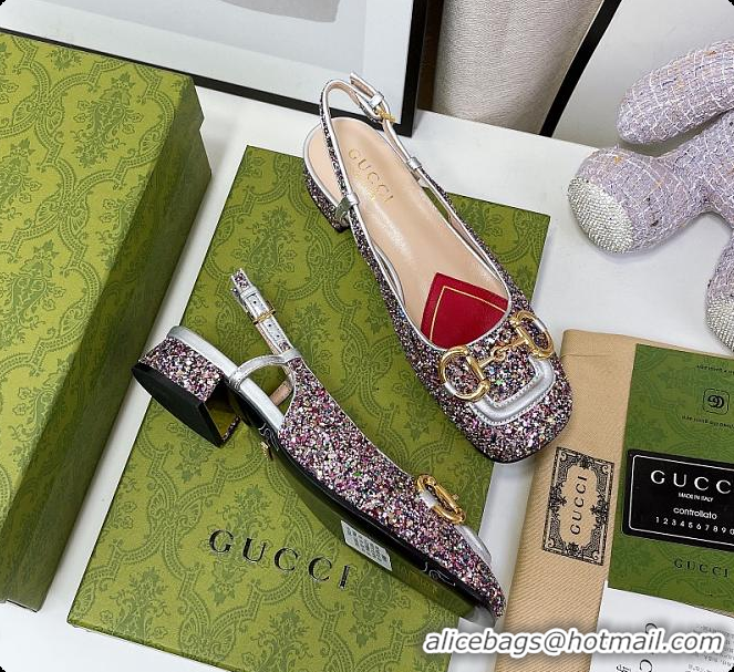 Classic Hot Gucci Lovelight Crystal Pumps - Multicolour 60701609