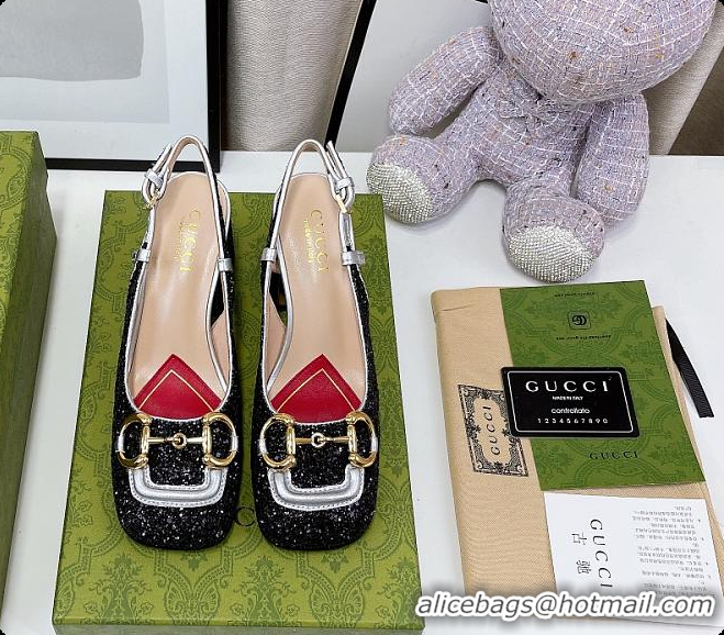 Popular Style Gucci Lovelight Crystal High Pumps - Black 60701610