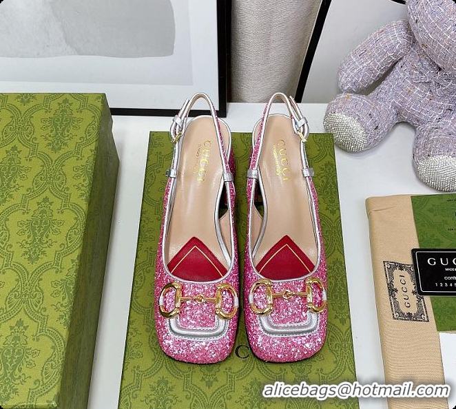 Low Cost Gucci Lovelight Crystal High Pumps - Pink 60701610