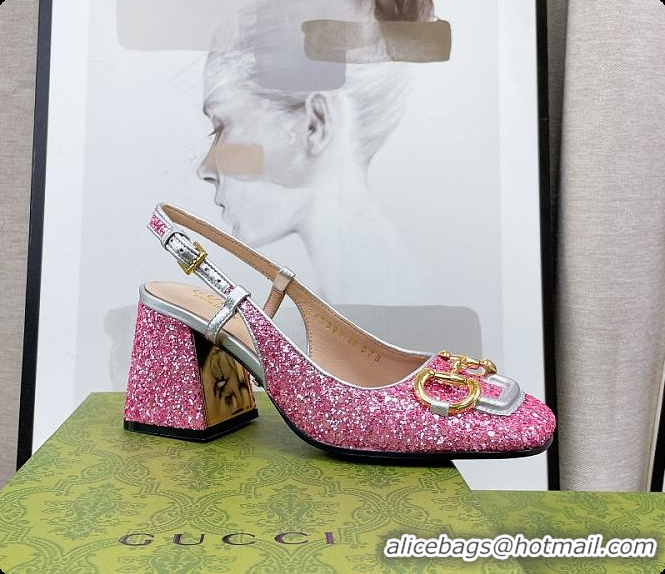 Low Cost Gucci Lovelight Crystal High Pumps - Pink 60701610