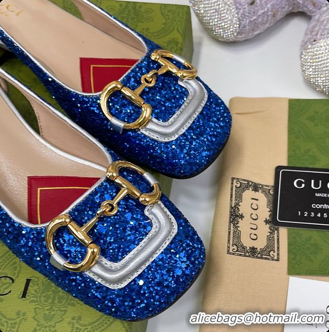 Popular Style Gucci Lovelight Crystal Pumps - Blue 60701703