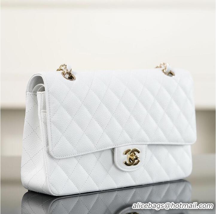 Reasonable Price Chanel Caviar Medium Classic 2.55 Double Flap Bag CH5896 White 2026